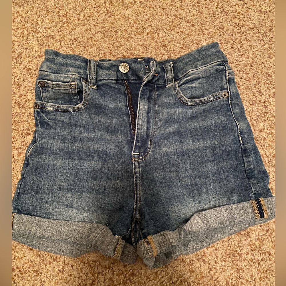 Women’s American Eagle Next Level Stretch Jean Shorts | Size 0